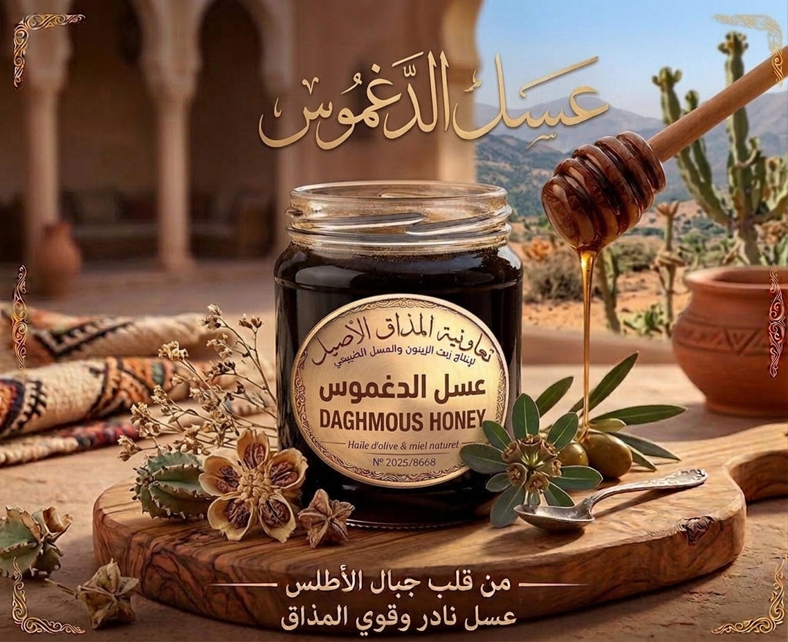 عسل الدغموس الحر  /  miel d'euphorbe pur