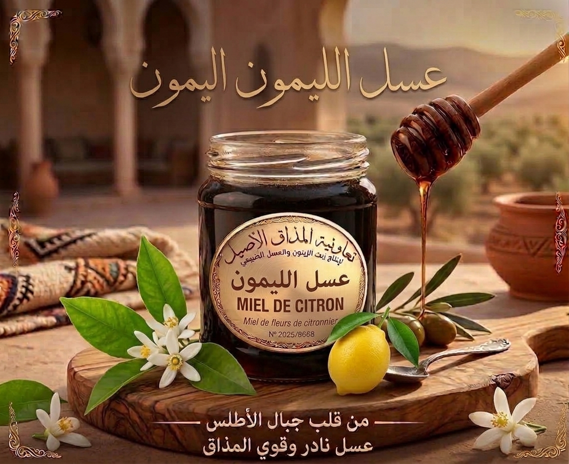 عسل الليمون الحر  /  Miel de citronnier pur
